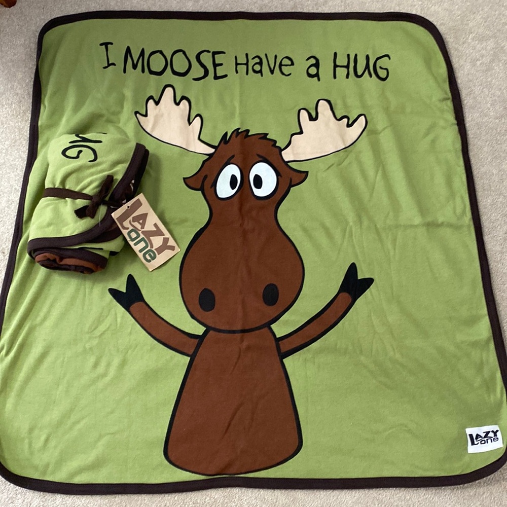 Two lazy one infant blankets